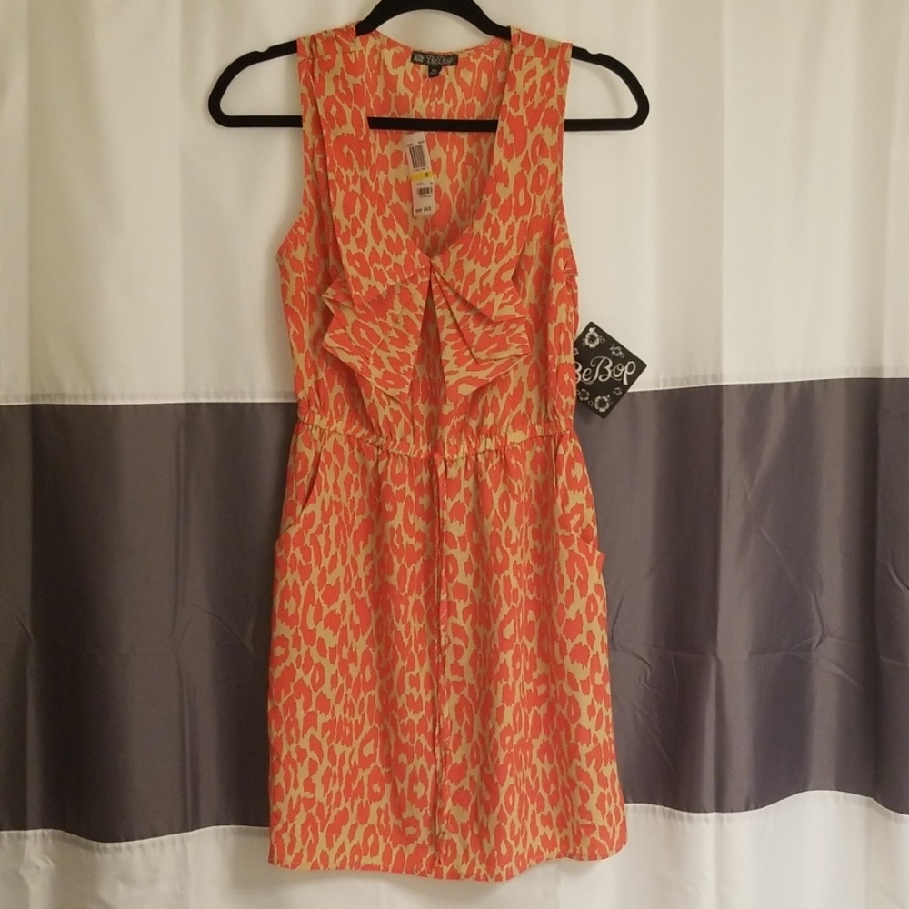 BeBop Cheetah Sleeveless Dress M